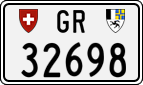License plate of Switzerland, Cars