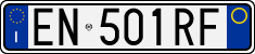 License plate of Italy, Cars (1994 year series)