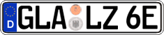 German license plate, Electric vehicles