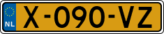 License plate of the Netherlands, Cars