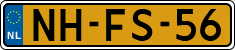 License plate of the Netherlands, Cars