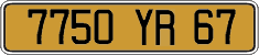 French license plate, FNI