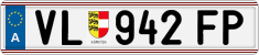 License plate of Austria, Regular plates