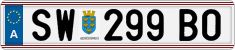 License plate of Austria, Regular plates