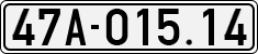 License plate of Vietnam, Cars