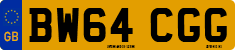 License plate of the United Kingdom, 2001 year system