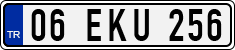 License plate of Turkey, Regular plates