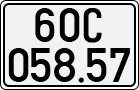 License plate of Vietnam, Cars