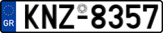 License plate of Greece, Cars
