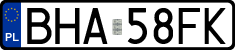License plates of Poland, Regular car plates