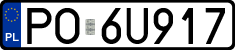License plates of Poland, Regular car plates