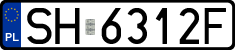 License plates of Poland, Regular car plates