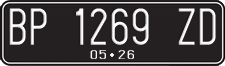 License plate of Indonesia, Regular plates