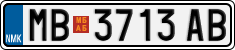 License plate of North Macedonia, Regular plates (2012)