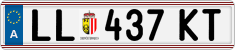 License plate of Austria, Regular plates