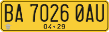 License plate of Indonesia, Commercial vehicles