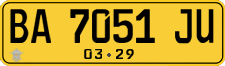 License plate of Indonesia, Commercial vehicles