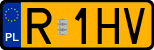 License plates of Poland, Oldtimers