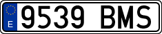 License plates of Spain, Ordinary (2000)