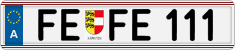 License plate of Austria, Vanity Plates