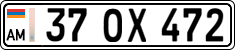 License plate of Armenia, Private owners