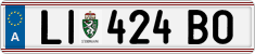 License plate of Austria, Regular plates