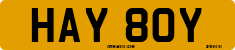 License plate of the United Kingdom, 1963 year system