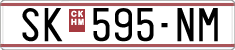 License plate of North Macedonia, Regular plates (1993)