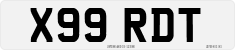 License plate of the United Kingdom, 1983 year system