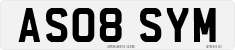 License plate of the United Kingdom, 2001 year system