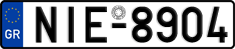 License plate of Greece, Cars