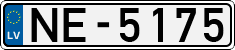License plate of Latvia, Regular car plates