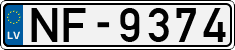License plate of Latvia, Regular car plates