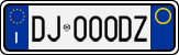 License plate of Italy, Cars (1994 year series)