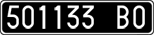 License plate of Italy, Cars (1927 year series)