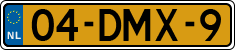License plate of the Netherlands, Military