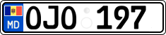 License plate of Moldova, Cars (2015)