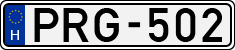 license plates of Hungary, Cars (1990)