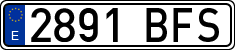 License plates of Spain, Ordinary (2000)
