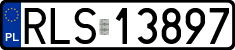 License plates of Poland, Regular car plates
