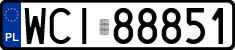 License plates of Poland, Regular car plates