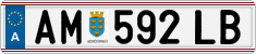 License plate of Austria, Regular plates