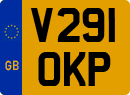 License plate of the United Kingdom, 1983 year system