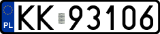 License plates of Poland, Regular car plates