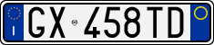 License plate of Italy, Cars (1994 year series)