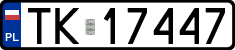 License plates of Poland, Regular car plates