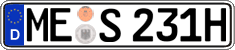 German license plate, Plates for oldtimers (type 