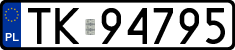 License plates of Poland, Regular car plates