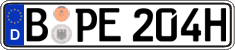 German license plate, Plates for oldtimers (type 