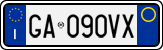 License plate of Italy, Cars (1994 year series)